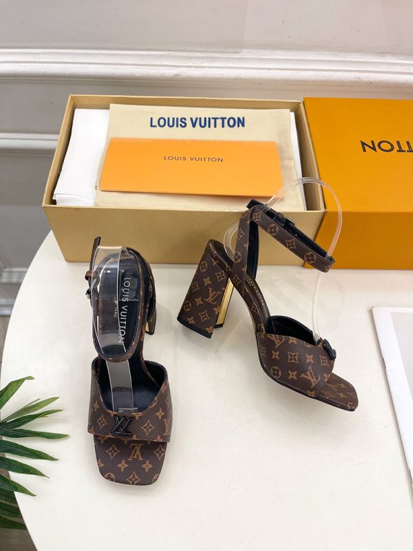 ルイヴィトン 靴 LV スイングサンダル レディース ブラウン lv303442 N品 サンダルブランド 高級 レディース - 画像 (6)
