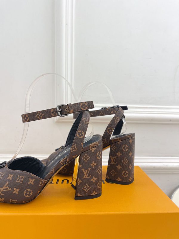 ルイヴィトン 靴 LV スイングサンダル レディース ブラウン lv303442 N品 サンダルブランド 高級 レディース - 画像 (4)