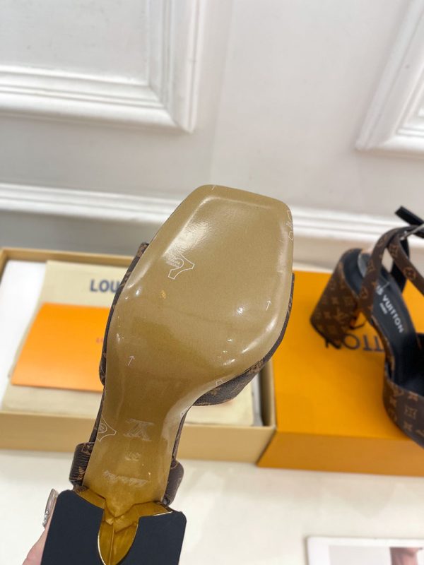 ルイヴィトン 靴 LV スイングサンダル レディース ブラウン lv303442 N品 サンダルブランド 高級 レディース - 画像 (2)