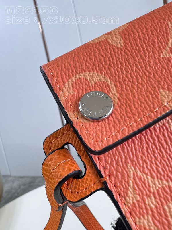 LOUIS VUITTON カードケース ポルト カルト オンストラップ モノグラムキャンバス lv301443 サマーピーチ 超N品 ヴィトン カードケース 財布代わり - 画像 (6)