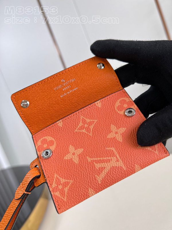 LOUIS VUITTON カードケース ポルト カルト オンストラップ モノグラムキャンバス lv301443 サマーピーチ 超N品 ヴィトン カードケース 財布代わり - 画像 (4)
