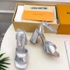 ルイヴィトン 靴 LV スイングサンダル レディース シルバー lv303443 N品 サンダルブランド 高級 レディース - 画像 (6)