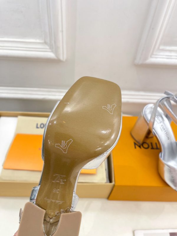 ルイヴィトン 靴 LV スイングサンダル レディース シルバー lv303443 N品 サンダルブランド 高級 レディース - 画像 (2)