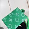 LOUIS VUITTON カードケース ポルト カルト オンストラップ モノグラムキャンバス M83153 緑 カード入れ パスケース 定期入れ ストラップ付 - 画像 (4)