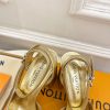 ルイヴィトン 靴 LV スイングサンダル レディース ゴールド lv303444 N品 サンダルブランド 高級 レディース - 画像 (4)