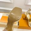 ルイヴィトン 靴 LV スイングサンダル レディース ゴールド lv303444 N品 サンダルブランド 高級 レディース - 画像 (2)