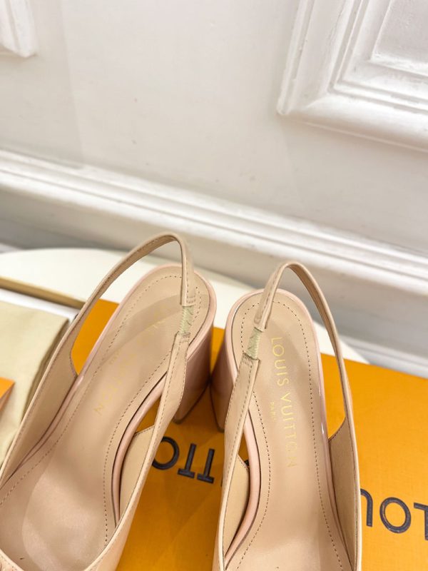 ルイヴィトン 靴 LV スイング スリングバック パンプス 9cm lv303445 ベージュ N品 ヴィトン 靴 レディース パンプス - 画像 (3)