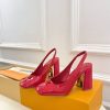 ルイヴィトン 靴 LV スイング スリングバック パンプス 9cm lv303447 レッド N品 ヴィトン 靴 レディース パンプス - 画像 (8)