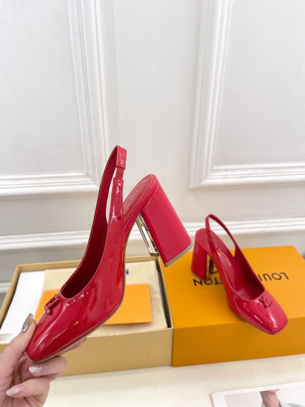 ルイヴィトン 靴 LV スイング スリングバック パンプス 9cm lv303447 レッド N品 ヴィトン 靴 レディース パンプス - 画像 (6)