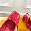 ルイヴィトン 靴 LV スイング スリングバック パンプス 9cm lv303447 レッド N品 ヴィトン 靴 レディース パンプス - 画像 (4)
