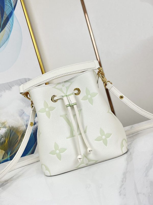 LOUIS VUITTON ネオノエ BB M24048 バイカラーモノグラムアンプラント レディース ショルダーバッグ 超N品 - 画像 (9)