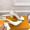 ルイヴィトン 靴 LV スイング スリングバック パンプス 9cm lv303448 ホワイト N品 ヴィトン 靴 レディース パンプス - 画像 (7)
