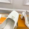 ルイヴィトン 靴 LV スイング スリングバック パンプス 9cm lv303448 ホワイト N品 ヴィトン 靴 レディース パンプス - 画像 (5)