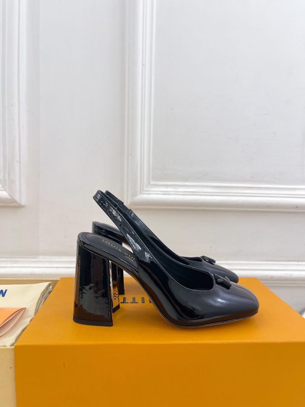 ルイヴィトン 靴 LV スイング スリングバック パンプス 9cm lv303449 ブラック N品 ヴィトン 靴 レディース パンプス - 画像 (9)