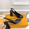 ルイヴィトン 靴 LV スイング スリングバック パンプス 9cm lv303449 ブラック N品 ヴィトン 靴 レディース パンプス - 画像 (7)