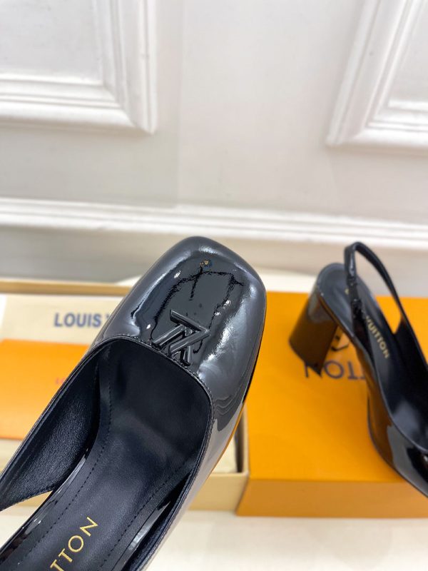 ルイヴィトン 靴 LV スイング スリングバック パンプス 9cm lv303449 ブラック N品 ヴィトン 靴 レディース パンプス - 画像 (5)