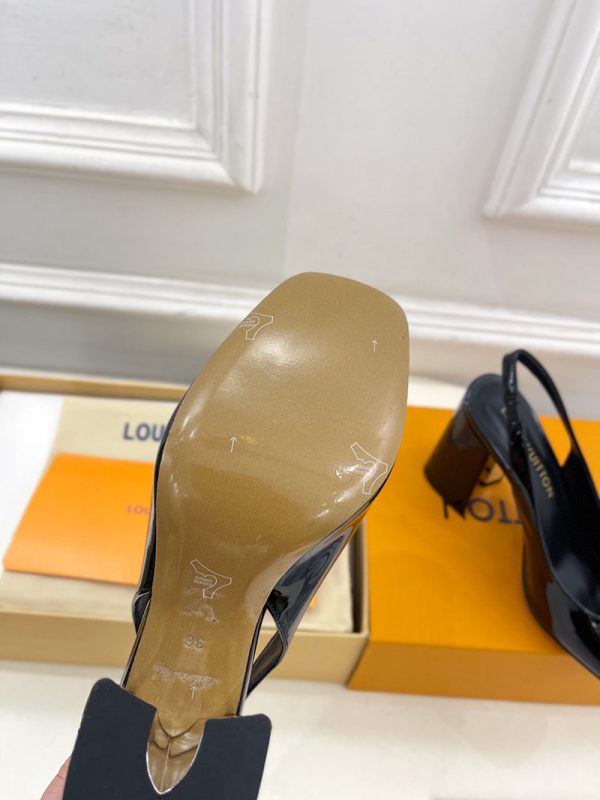 ルイヴィトン 靴 LV スイング スリングバック パンプス 9cm lv303449 ブラック N品 ヴィトン 靴 レディース パンプス - 画像 (2)