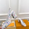 ルイヴィトン 靴 LV スイング スリングバック パンプス 9cm lv303450 マルチカラー N品 ヴィトン 靴 レディース パンプス - 画像 (6)