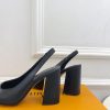 ルイヴィトン 靴 LV スイング スリングバック パンプス 9cm lv303452 ブラック N品 ルイヴィトン パンプス モノグラム - 画像 (4)
