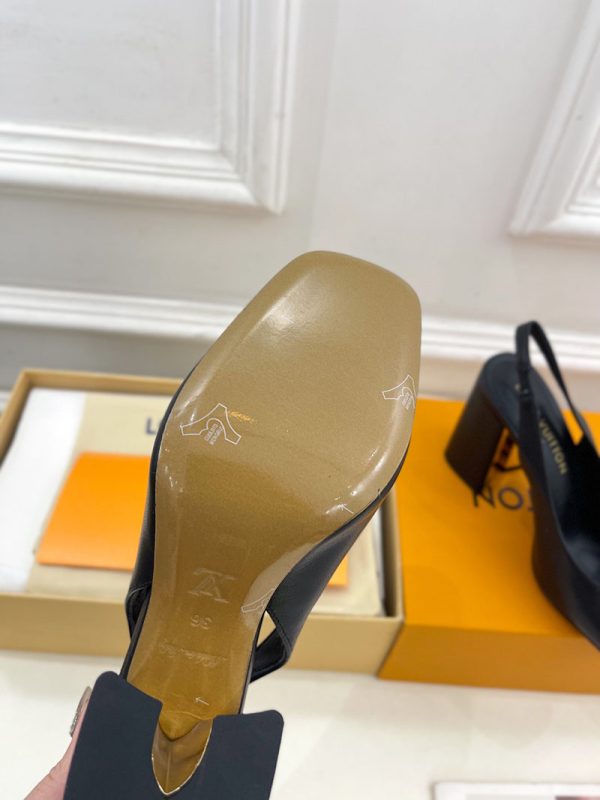 ルイヴィトン 靴 LV スイング スリングバック パンプス 9cm lv303452 ブラック N品 ルイヴィトン パンプス モノグラム - 画像 (2)