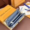 LOUIS VUITTON M83225 モノグラム・アンプラント ラウンドファスナー長財布 ジッピー・ウォレット ブルー - 画像 (8)