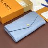 LOUIS VUITTON ポルトフォイユ・サラ ラウンド長財布 財布 レディース M82048 ブルー 超N品 - 画像 (8)
