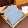 LOUIS VUITTON ポルトフォイユ・サラ ラウンド長財布 財布 レディース M82048 ブルー 超N品 - 画像 (7)