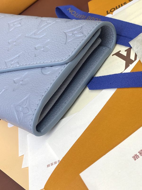 LOUIS VUITTON ポルトフォイユ・サラ ラウンド長財布 財布 レディース M82048 ブルー 超N品 - 画像 (2)