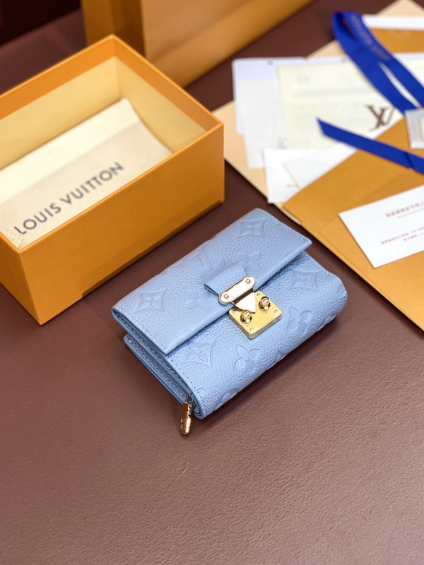 LOUIS VUITTON モノグラムアンプラント ポルトフォイユ メティス コンパクト M82926 ブルー 財布 超N品 - 画像 (8)