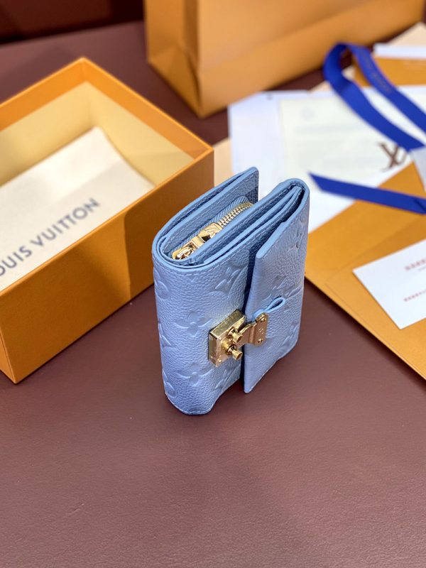 LOUIS VUITTON モノグラムアンプラント ポルトフォイユ メティス コンパクト M82926 ブルー 財布 超N品 - 画像 (3)