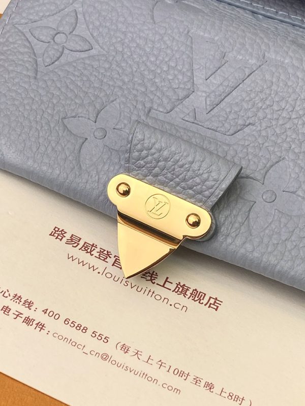 LOUIS VUITTON モノグラムアンプラント ポルトフォイユ メティス コンパクト M82926 ブルー 財布 超N品 - 画像 (2)