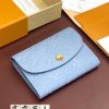 LOUIS VUITTON コインケース レディース モノグラム アンプラント ポルトモネ・ロザリ ブルー M83231 超N品 - 画像 (8)