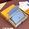 LOUIS VUITTON コインケース レディース モノグラム アンプラント ポルトモネ・ロザリ ブルー M83231 超N品 - 画像 (7)