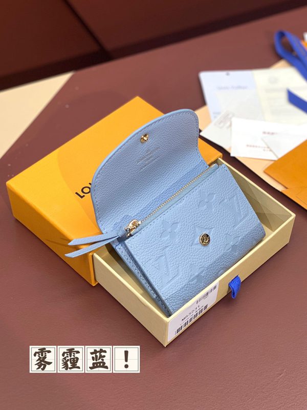 LOUIS VUITTON コインケース レディース モノグラム アンプラント ポルトモネ・ロザリ ブルー M83231 超N品 - 画像 (7)