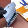 LOUIS VUITTON コインケース レディース モノグラム アンプラント ポルトモネ・ロザリ ブルー M83231 超N品 - 画像 (5)