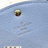 LOUIS VUITTON コインケース レディース モノグラム アンプラント ポルトモネ・ロザリ ブルー M83231 超N品 - 画像 (4)