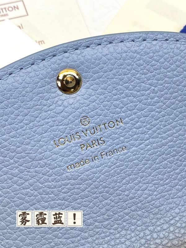LOUIS VUITTON コインケース レディース モノグラム アンプラント ポルトモネ・ロザリ ブルー M83231 超N品 - 画像 (4)