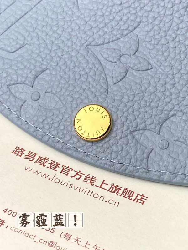 LOUIS VUITTON コインケース レディース モノグラム アンプラント ポルトモネ・ロザリ ブルー M83231 超N品 - 画像 (2)