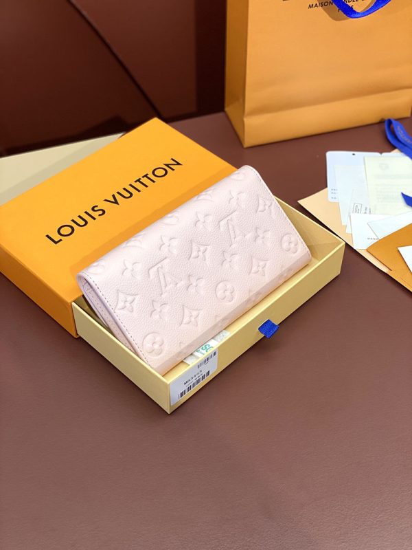 LOUIS VUITTON 財布 モノグラム レディース 長財布 ポルトフォイユ・サラ M83443 ピンクオパール 超N品 - 画像 (9)