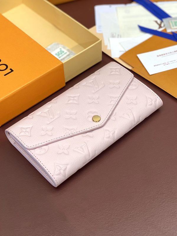 LOUIS VUITTON 財布 モノグラム レディース 長財布 ポルトフォイユ・サラ M83443 ピンクオパール 超N品 - 画像 (8)
