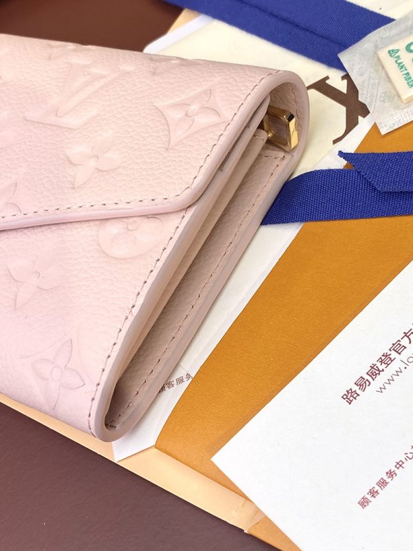 LOUIS VUITTON 財布 モノグラム レディース 長財布 ポルトフォイユ・サラ M83443 ピンクオパール 超N品 - 画像 (2)