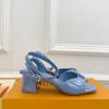 ルイヴィトン 靴 LV Swing Sandal スイングサンダル  lv303465 ブルー N品 夏サンダル レディース 人気 - 画像 (9)