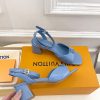 ルイヴィトン 靴 LV Swing Sandal スイングサンダル  lv303465 ブルー N品 夏サンダル レディース 人気 - 画像 (7)