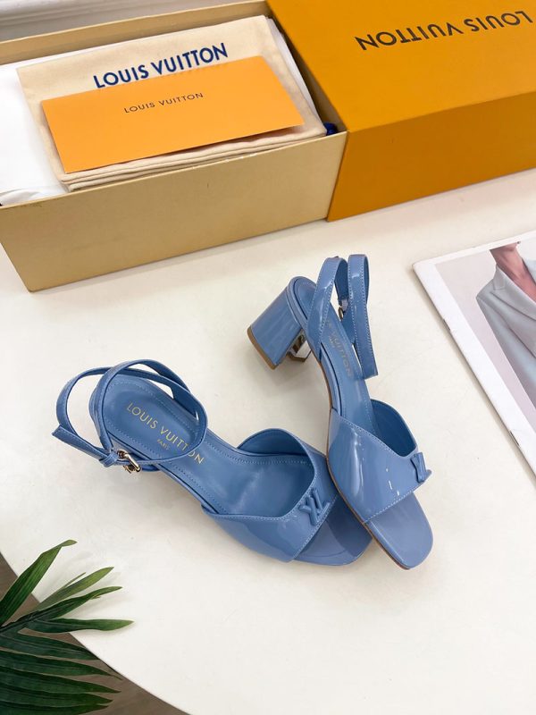 ルイヴィトン 靴 LV Swing Sandal スイングサンダル  lv303465 ブルー N品 夏サンダル レディース 人気 - 画像 (6)