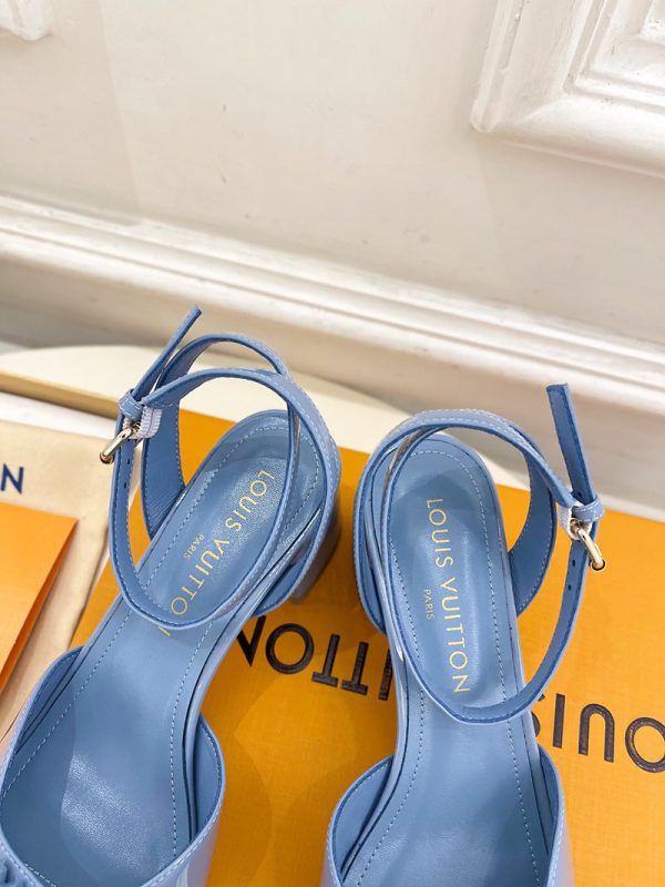 ルイヴィトン 靴 LV Swing Sandal スイングサンダル  lv303465 ブルー N品 夏サンダル レディース 人気 - 画像 (4)