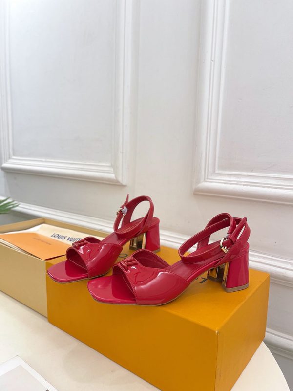 ルイヴィトン 靴 LV Swing Sandal スイングサンダル lv303466 レッド N品 夏サンダル レディース 人気 - 画像 (8)