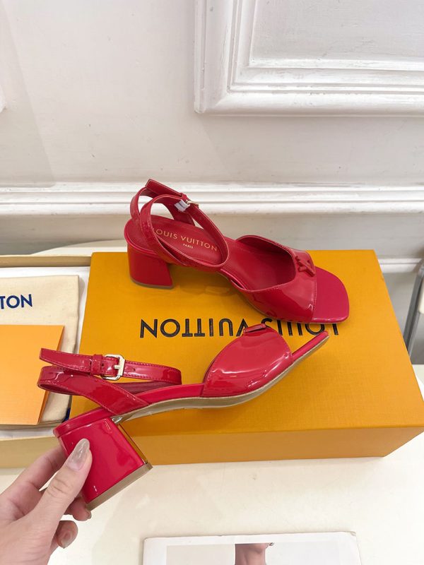 ルイヴィトン 靴 LV Swing Sandal スイングサンダル lv303466 レッド N品 夏サンダル レディース 人気 - 画像 (7)