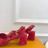 ルイヴィトン 靴 LV Swing Sandal スイングサンダル lv303466 レッド N品 夏サンダル レディース 人気 - 画像 (5)