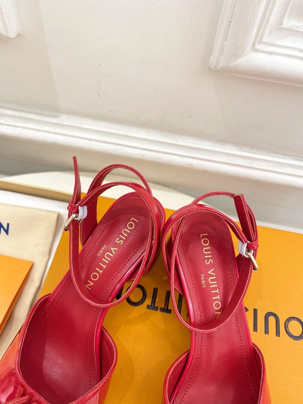 ルイヴィトン 靴 LV Swing Sandal スイングサンダル lv303466 レッド N品 夏サンダル レディース 人気 - 画像 (4)
