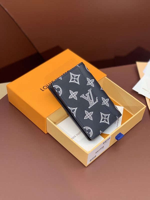 LOUIS VUITTON モノグラムシャドウ オーガナイザードゥポッシュ M83378 ブルーマリーヌ カードケース 超N品 - 画像 (9)
